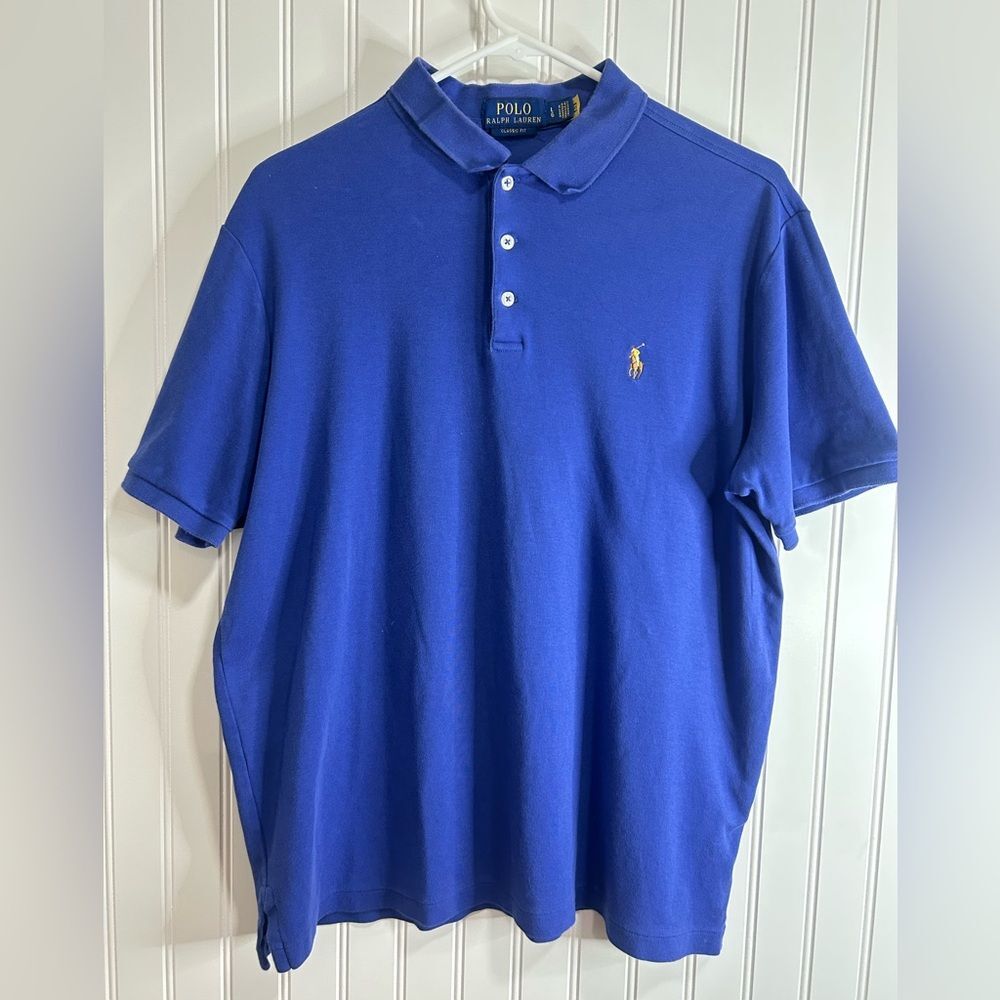 Polo by Ralph Lauren Blue Polo Shirt Classic Style